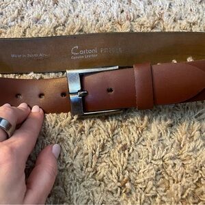 Cartoni Leather Belt size 30